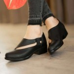 خرید اینترنتی کفش چرم زنانه با سایز بزرگ