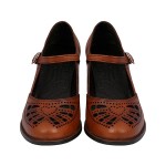 خرید کفش چرم زنانه بند دار به قیمت پخش کننده عمده کفش