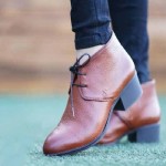 خرید کفش چرم اصل زنانه رنگ زرشکی