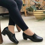 خرید کفش چرم زنانه طبی مدل کارمندی