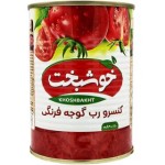 رب گوجه فرنگی خوشبخت- 400 گرم - (فروش عمده و صادراتی) - کد 33628