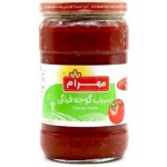 رب گوجه فرنگی جار 700 گرمی برند مهرام - (فروش عمده و صادراتی) - کد 829984