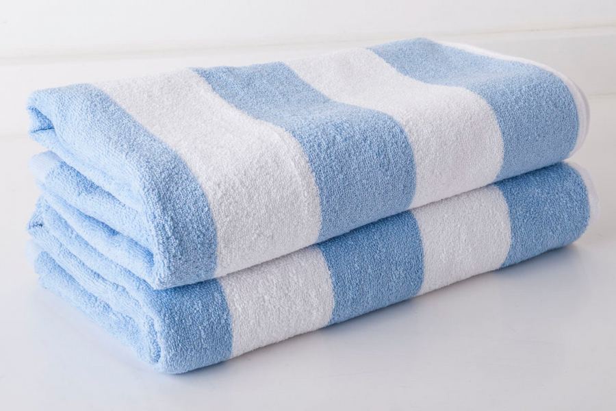 Spa-or-Pool-Towel-Light-Blue-White-TOWELs