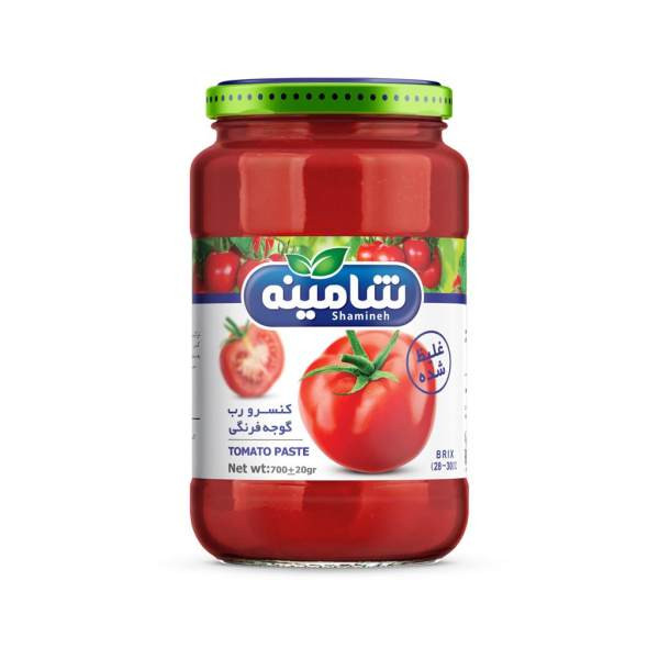 رب گوجه فرنگی غليظ شده شامينه - 700 گرم بسته 2 عددی