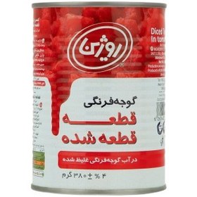 کنسرو گوجه فرنگی خرد شده روژین 410 گرمی